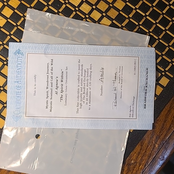 The spirit Within luminary glass ornament set 4 pieces - Picture 5 of 14